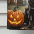 thumbnail image 5 of Chocolate Labrador Retriever Spooky Halloween House Flag, 5 of 7