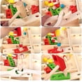 thumbnail image 3 of Wooden Toys Pretend Play Toolbox Accessories Set Educational Construct, 3 of 4