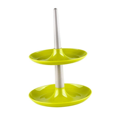 

2 Tier Round Cupnd Dessert Stand Serving Tray Display Holder for Holiday