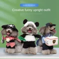 thumbnail image 5 of Christmas Pet Funny Halloween Costumes Cute Funny Killer Costume Winter Cat Costumes Dog Costumes for Small Dogs (D,XL (for 8-10Kg)), 5 of 7