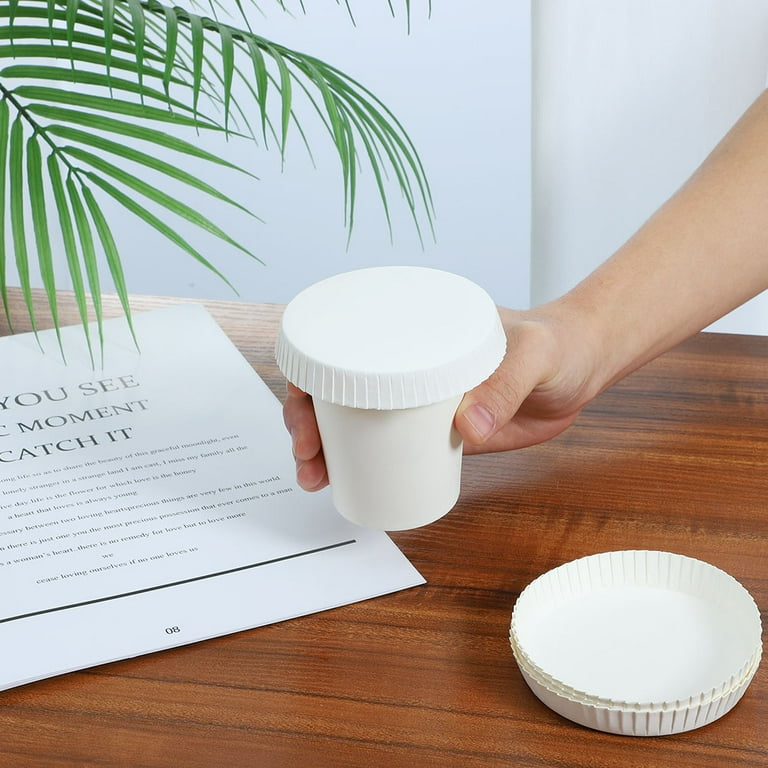 Paper on sale lid covers