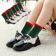 thumbnail image 4 of Calcetines navideños de algodón para niños, calcetines gruesos de invierno para mantener el calor, 4 of 5