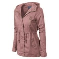 thumbnail image 3 of MixMatchy Women's Casual Lightweight Military Safari Anorak Utility Jacket, 3 of 7