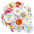 thumbnail image 6 of 35pcs-50pcs Floral Stickers Nature Daisy Stationery Stickers Cute Kids Stickers for Laptops Notebooks Fridge, 6 of 9