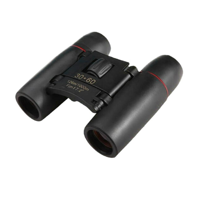 Foldable 30 Wide Angle Waterproof Outdoors Telescope for Hunting Sightseeing - Black
