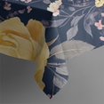thumbnail image 4 of Pioneer Flower Floral Print Pattern Rectangle Tablecloth 60"x102",Waterproof Polyester Rectangle Table Cloth, Wipeable Spillproof Polyester Tablecloth for Dining, Camping, Indoor and Outdoor, 4 of 6