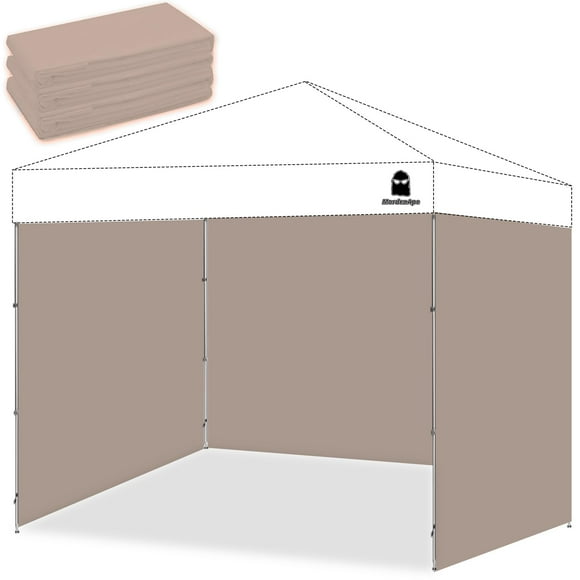 Paneles laterales para toldo plegable MordenApe 10x10 con protección UV del 99%