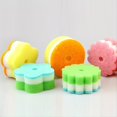 thumbnail image 3 of 5-Pack Essential Kitchen Scrub Sponges - Round & Flower Shapes, Non-Scratch Dishwashing and Scouring Pads, Multi-Use Cleaning Sponges for Dishes, Pots, and Pans, 3 of 5