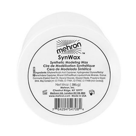 Effects Makeup - LWS LA Wholesale Store MEHRON SYNWAX MODELING WAX EYEBROWS BLOCKER FX SPECIAL EFFECTS MAKEUP 10OZ LARGE