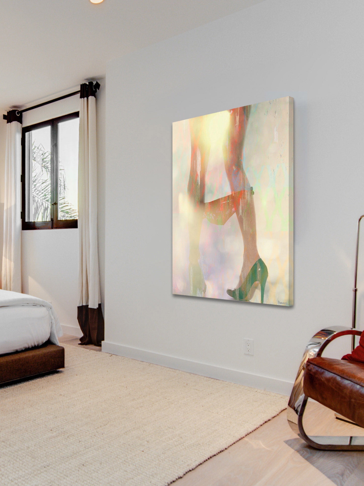 Parvez Taj Fast Start Art Print on Premium Canvas