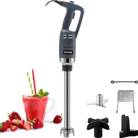 

VEVOR Commercial Immersion Blender Constant Speed Heavy Duty Immersion Blender 350W Commercial Hand Mixer 304 Stainless Steel Hand Blender Commercial with 11.8 Removable Shaft for Kitchen Mixing