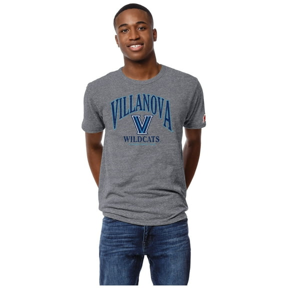 Men's League Collegiate Wear Heather Gray Villanova Wildcats Victory Falls Tri-Blend T-Shirt