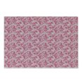 thumbnail image 1 of Hippie Cutting Board, Abstract and Vintage Leaves Bohemian Oriental Motif in Pink Shades, Decorative Tempered Glass Cutting and Serving Board, Small Size, Magenta and White, by Ambesonne, 1 of 1