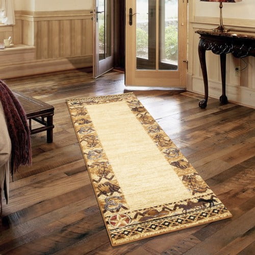 4011 Beige 2 ft. 7 in. x 7 ft. 3 in. Southwest Area Rug