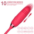 thumbnail image 3 of XBONP Jouets Rose Vibromasseur à Succion et Poussée Stimulateur de Point G pour Femmes Rouge, 3 of 9