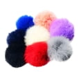 thumbnail image 1 of de Pompón de Piel de Imitación de 8 Piezas para Decoración de Teléfono Materiales de Llavero de Bricolaje Hugo Fluffy Pom Pom Pom, 1 of 10