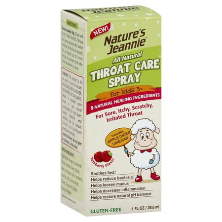 Nature's Jeannie All Natural Sore Throat Remedy for Kids, 1 (The Best Remedy For Sore Throat)