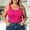 Hot Pink, variant on Liuinsasek Tank Tops for Women Round Neck Sleeveless Camisole Tops Plus-Size Loose Solid-Color Basic Undershirts Versatile Clothing