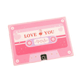 thumbnail image 2 of Recording Card - Personalized Voice Message Gift, 20-Second Audio Recording, Nostalgic Cassette Design, Battery-Powered Keepsake, Pink, JKODE, 2 of 5