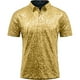 thumbnail image 1 of Camisa de fiesta disco con lentejuelas para hombre: manga corta, cuello vuelto, doble capa, 96 % poliéster, diseño brillante para discotecas., 1 of 4