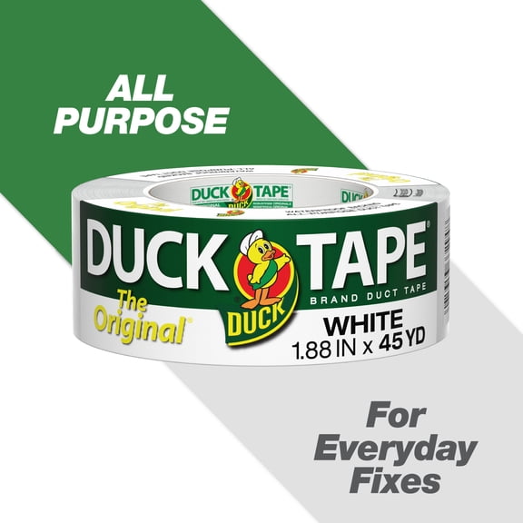 The Original Duck Tape Brand Duct Tape, 1.88 in. x 45 yd., White