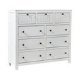 thumbnail image 3 of Progressive Furniture Elmhurst Wood Drawer Dresser & Mirror in Cotton White, 3 of 5