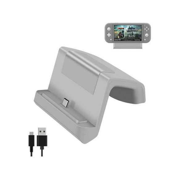 Station de Charge Portable Mini Nintendo Switch avec Port USB Type C Station de Charge de Remplacement pour Nintendo Switch et Switch Lite