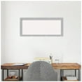 thumbnail image 4 of Amanti Art White Cork Board Framed Grace Brushed Nickel Narrow Bulletin Board 32 in. x 14 in., 4 of 7