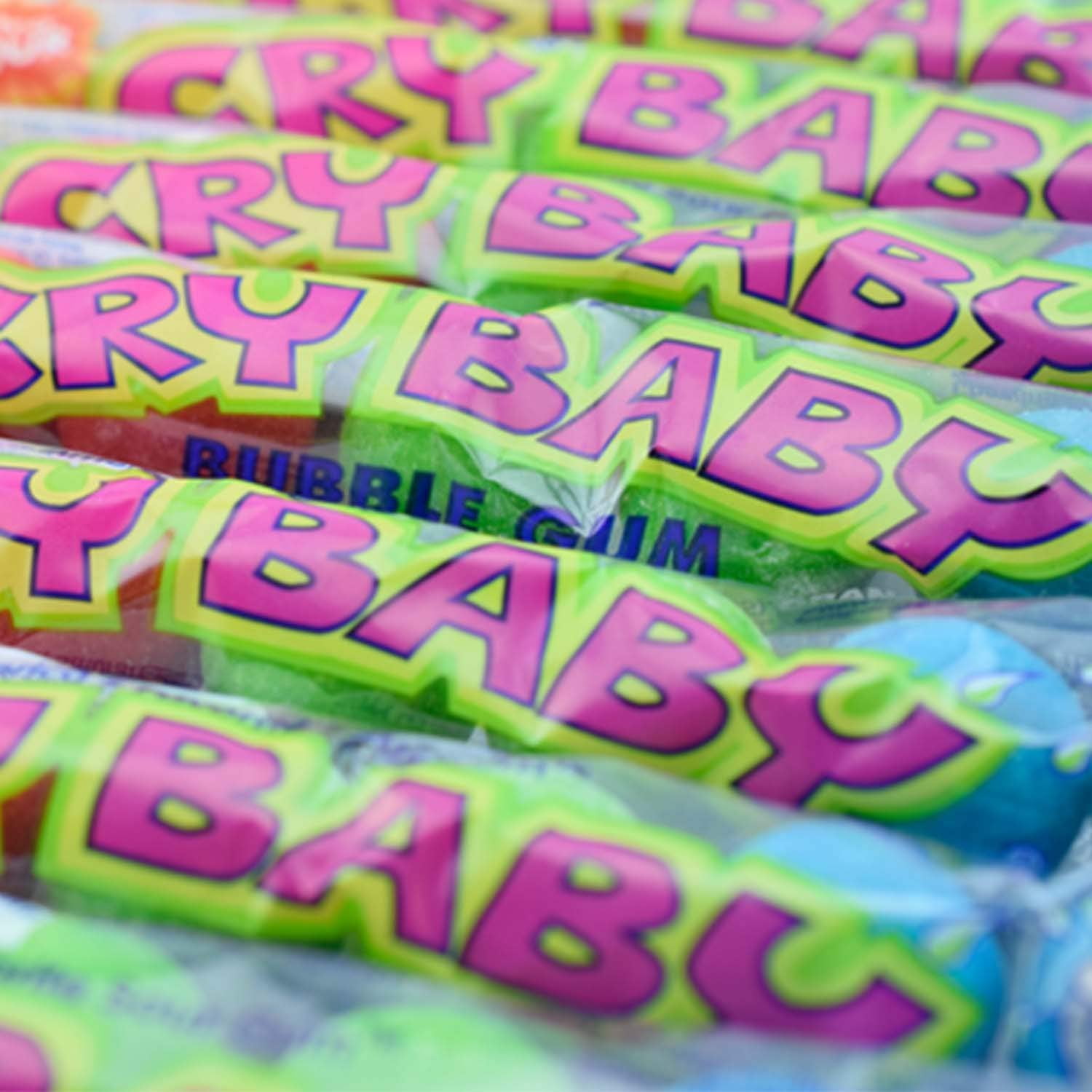 Cry Baby Sour Bubble Gum, 9 Count, 24 Pack