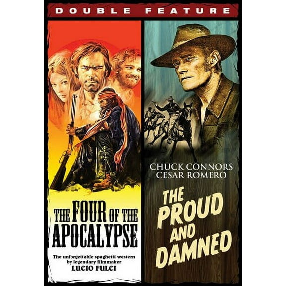 The Four Of The Apocalypse (1975)/The Proud And Damned (1972) (DVD), Alpha Video, Western