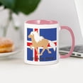 thumbnail image 3 of CafePress - 11 Oz Palomino Icelandic Horse W/Flag Mug Mugs - 11 oz Ceramic Mug - Novelty Coffee Tea Cup, 3 of 4