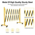 thumbnail image 6 of Yesfashion Metal Expandable Barricade, 11FT Folding Security Gate, Retractable Driveway Gate, Folding Safety Barricade, 6 of 8