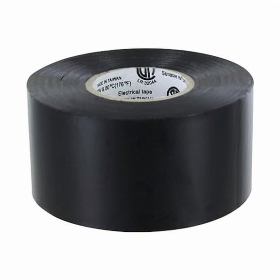 All-Temperature Black Tape | UL Approved Black Tape | High Insulation, Sun & Chemical Resistant | Indoor/Outdoor Electrical Tape | Heavy Duty Electrical Tape | 176°f Rated