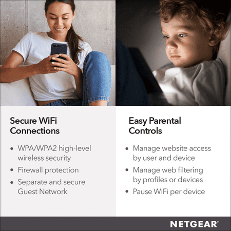 NETGEAR - Nighthawk AC2600 WiFi Router, 2.6Gbps (R7450)