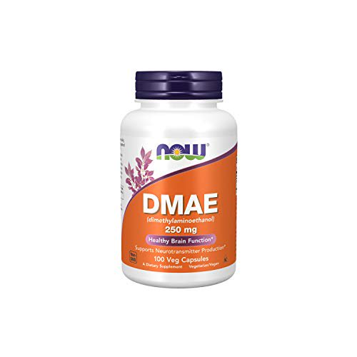 NOW Supplements, DMAE (Dimethylaminoethanol) 250 mg, Healthy Brain