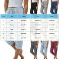 thumbnail image 3 of Women's Cotton Linen Capri Pants High Waisted Drawstring Casual Summer Pants with Pockets Roll Up Hem, 3 of 4