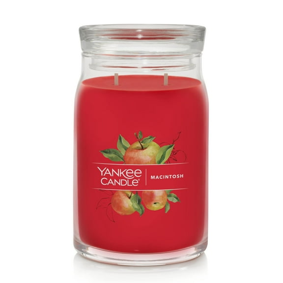 Yankee Candle Signature Large 2-Wick Candle, Macintosh, 20 oz