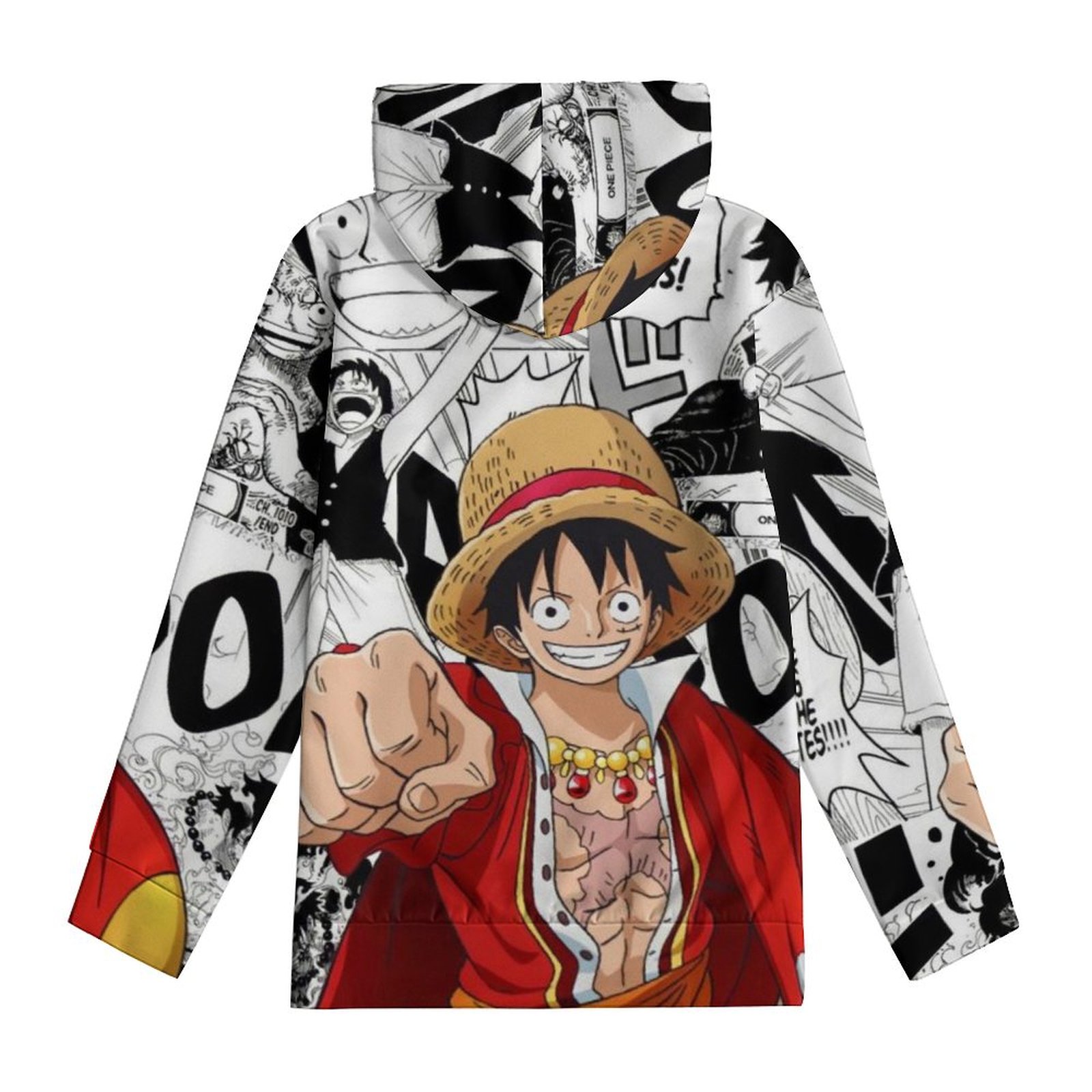 Sweat à Capuche One Piece - Hoodie Anime Japonais Luffy & Ace | Pour Enfants & Ados | YIMIAO