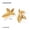 Gold, variant on PISONIC Leaf Stud Earrings Medium Leaf Drop Dangle Earrings for Women Hypoallergenic Plant Earrings for Vacation Leaf Jewelry for Gift