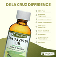 thumbnail image 5 of De La Cruz Eucalyptus Essential Oil, 100% Pure for Aromatherapy Diffuser, 2 fl oz, 5 of 11