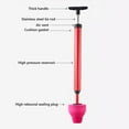 thumbnail image 2 of High Pressure Toilet Unblock Shot Toilet Pipe Plunger High Pressure Toilet Unblock A Shot Stainless Steel Toilet Toilet Snake, 2 of 6