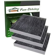 3 Pack FD134 Cabin Air Filter,Replacement for 80292-SDA-A01,80292-SEC-A01,80292-T0G-A01