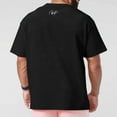 thumbnail image 3 of Men's Casual Round Neck Corduroy Short Sleeve Running Fitness T Shirt Summer Short, 3 of 6