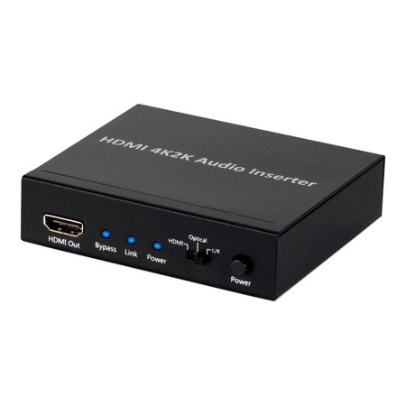 UPC: 0889028013953 | Monoprice Blackbird 4K Series HDMI Audio Inserter | Supports 4K Resolution & 3D Video Signals