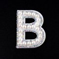 thumbnail image 6 of 2Pcs DIY Handmade Patch Decor Fabric Adorable English Letter Shape Patch Sticker for Bag, 6 of 8