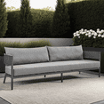 thumbnail image 4 of Menorca Aluminum Outdoor Coffee Table in Dark Gray, 4 of 11