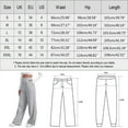 thumbnail image 3 of Ediodpoh Women’s Lined Sweatpants Wide Straight Leg Pants Bottom Sweatpants Joggers Pants Workout High Waisted Yoga Pants with Pockets Pants for Women Pink XXL, 3 of 7