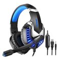 thumbnail image 1 of Auriculares con cable USB para juegos de 3,5 mm con cancelación de ruido de micrófono para Sunnimix auriculares de estudio estéreo, 1 of 7