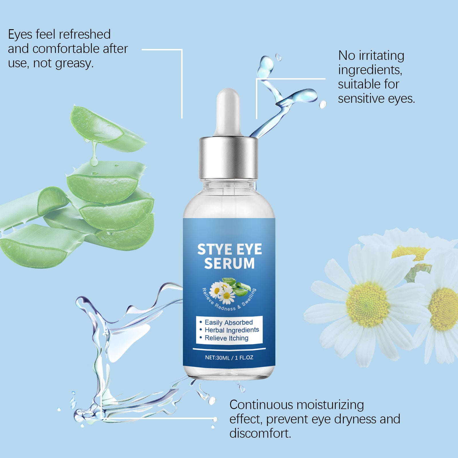 Deep Cleansing Caring For Eye Health Choose Our Eye Wash For Instant Of Eye Fatigue And Of Bright Eyes [30ML]