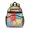 Pioneer Flower Floral Print Pattern-2, variant on Pioneer Flower Floral Print Pattern Backpack for School, Cute School Bag with Adjustable Shoulder Straps and Padded Back, 15.25"x11.5"x5.25"